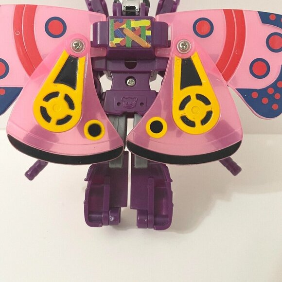 Vintage 80s LH V World Invading Insects Purple Rainbow Moth Figure Flaws - Picture 6 of 16